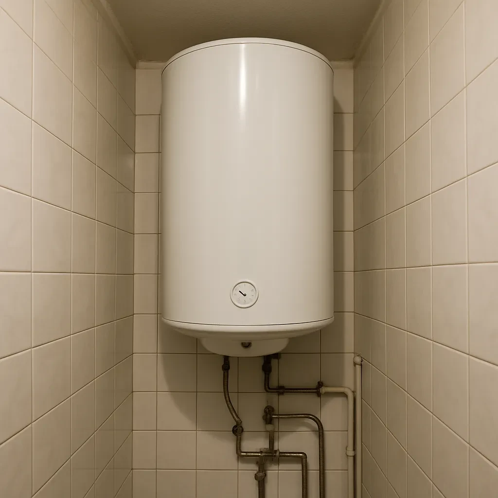 Revisión de un calentador para disponer de agua caliente en una vivienda